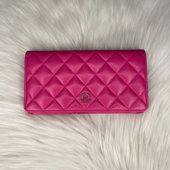Chanel Quilted Lambskin Caviar Leather Wallet - Picture 3 of 16